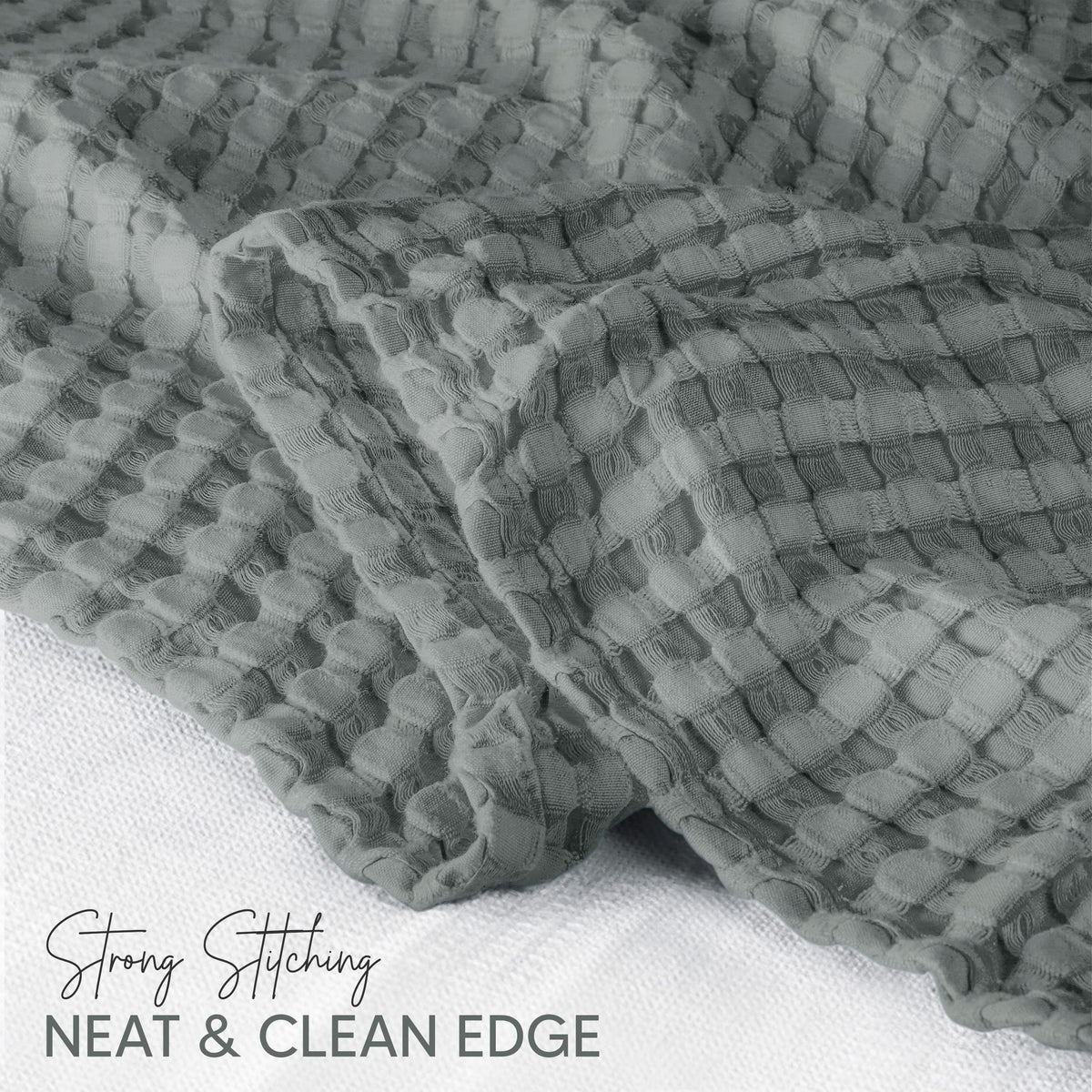 Pure Cotton Waffle Blanket