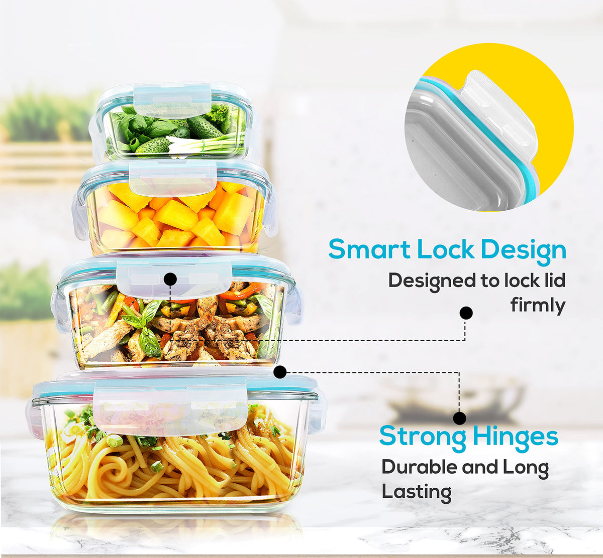 Oven Safe Glass Meal Prep Containers