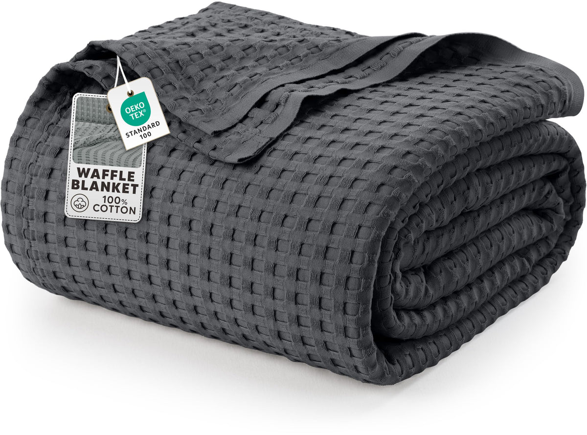 Pure Cotton Waffle Blanket