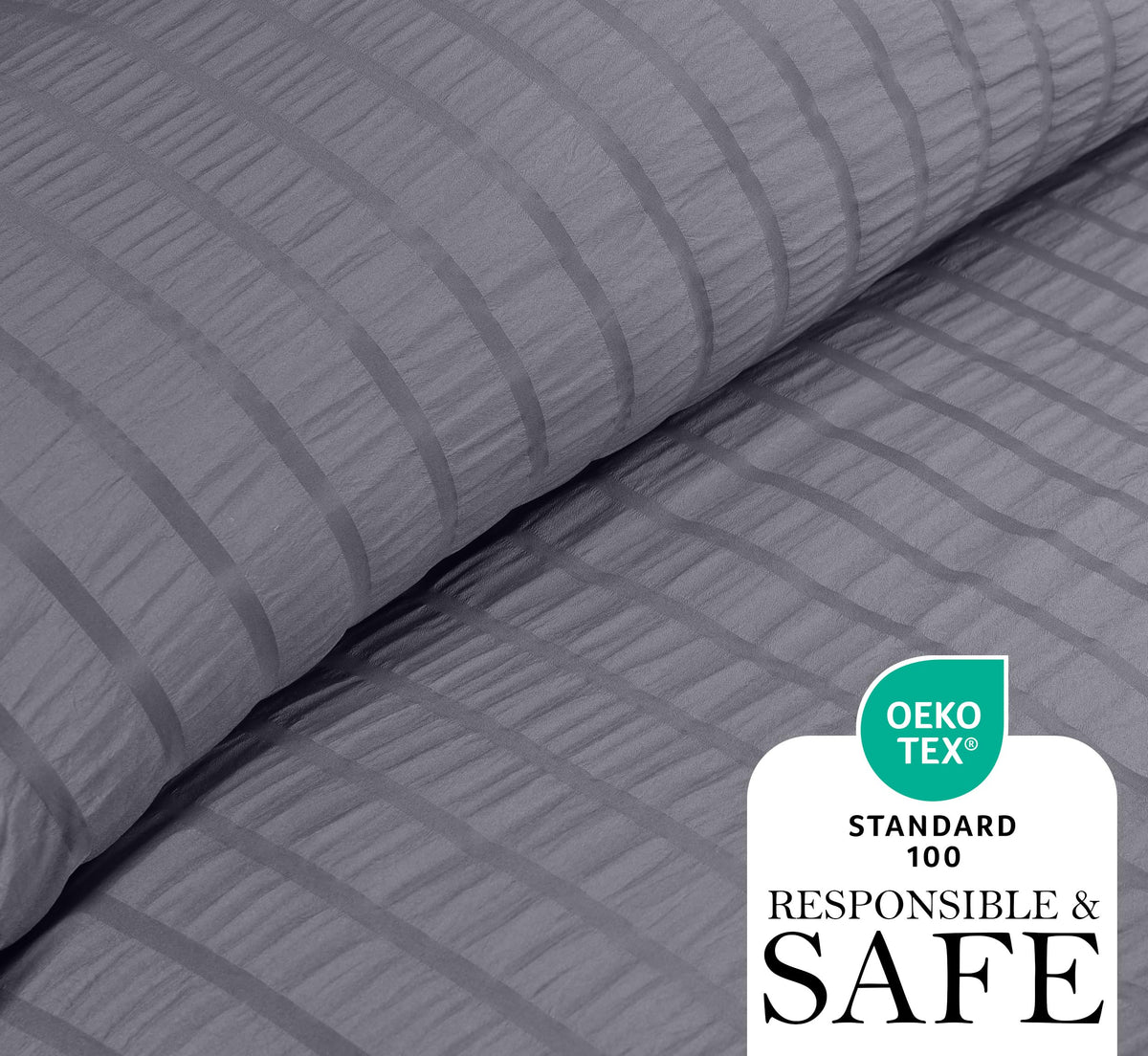 IronFree Seersucker Duvet Cover