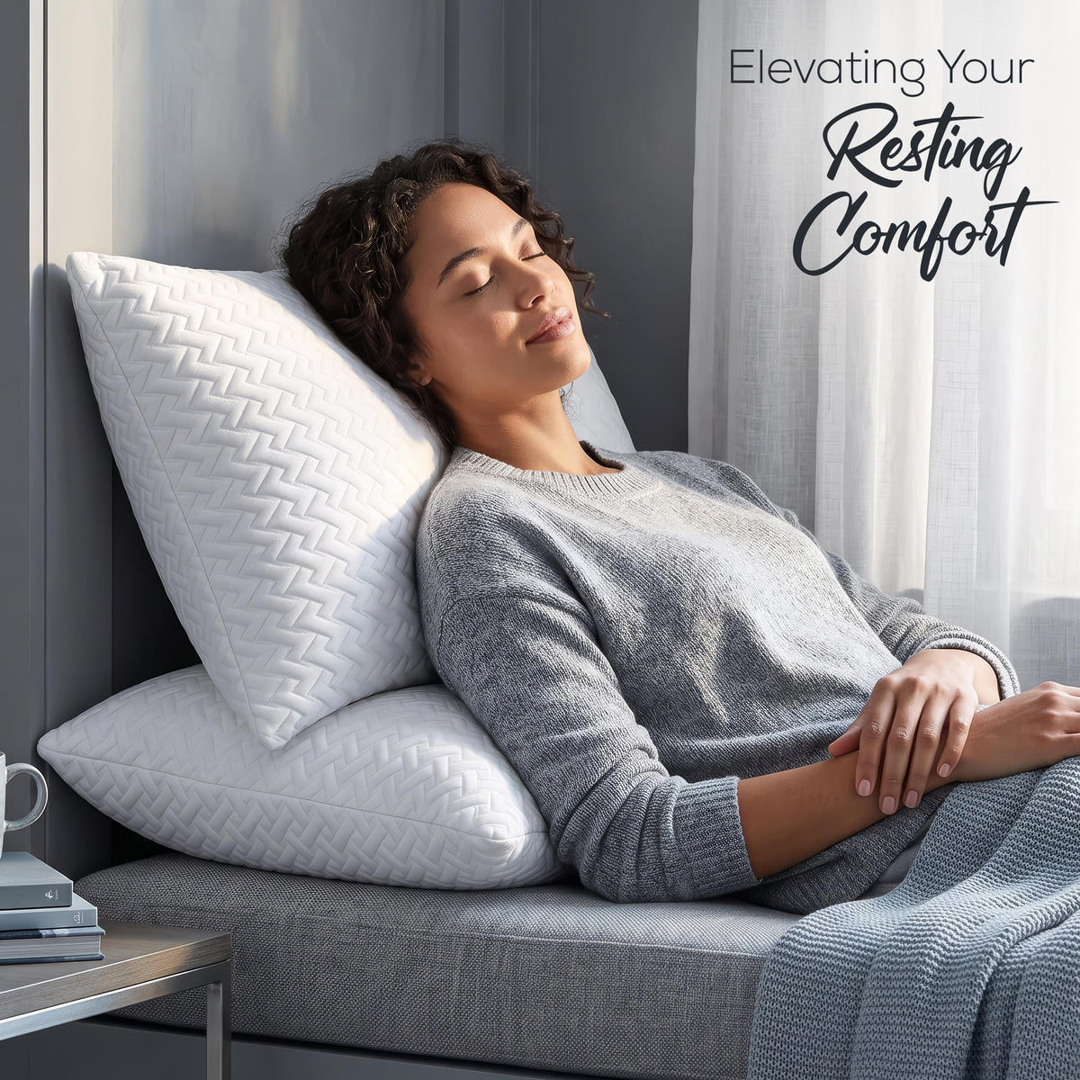 Jacquard Memory Foam Pillows