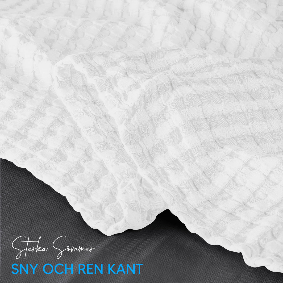 Pure Cotton Waffle Blanket