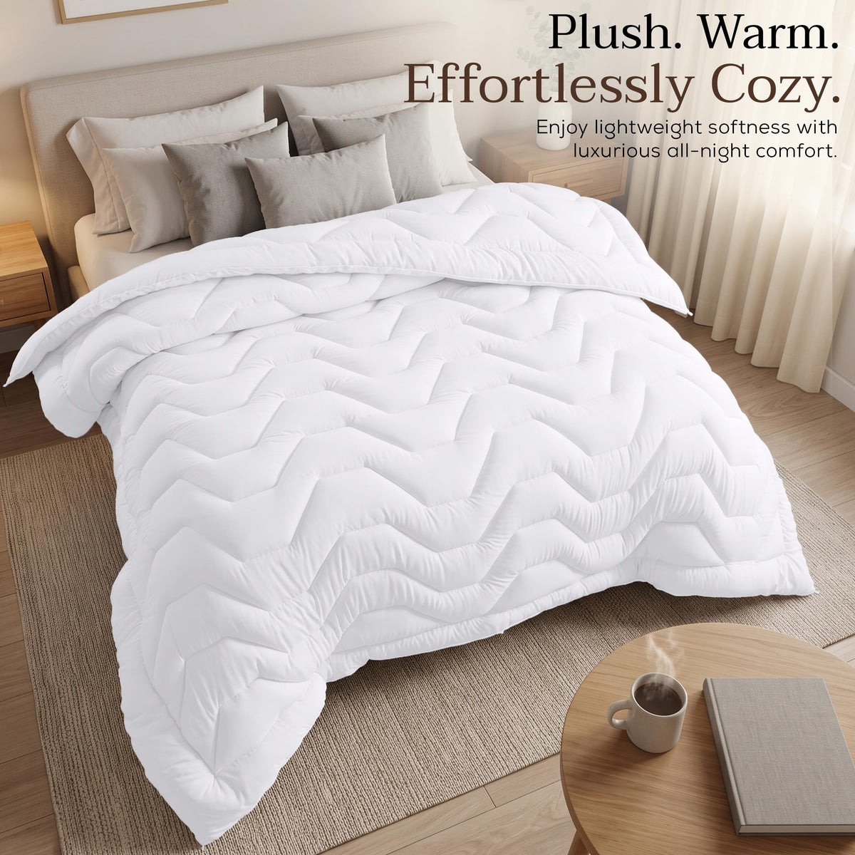 WinterNest Zigzag Stitch Duvet