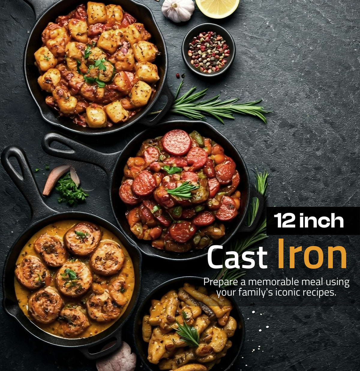 Pre-Seasoned Cast Iron Skillet
