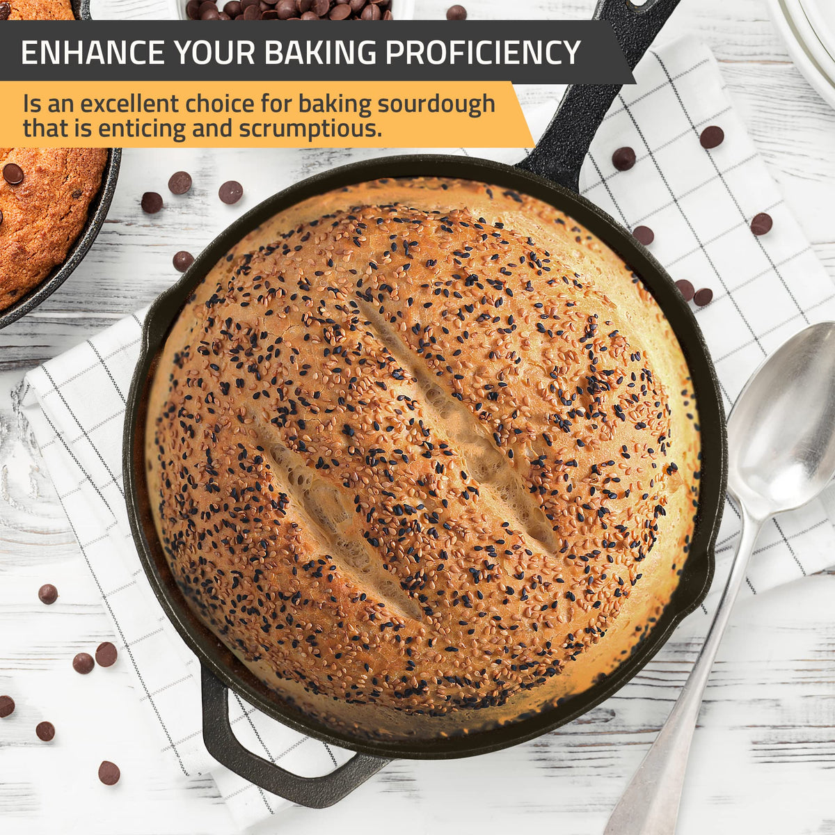 Pre-Seasoned Cast Iron Skillet
