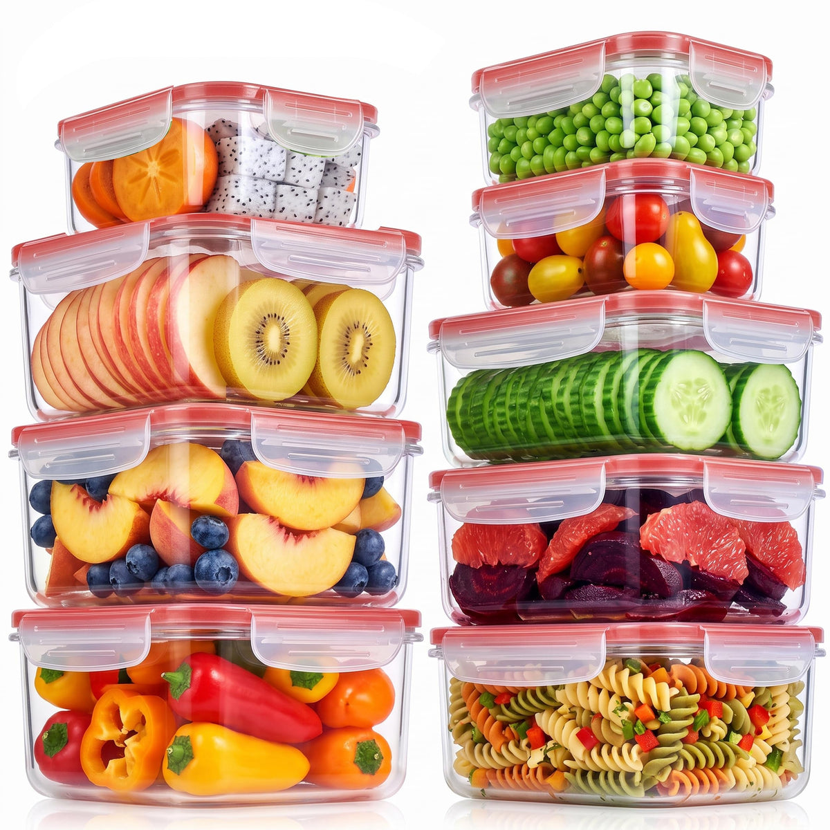 Leakproof Stackable Food Storage Containers