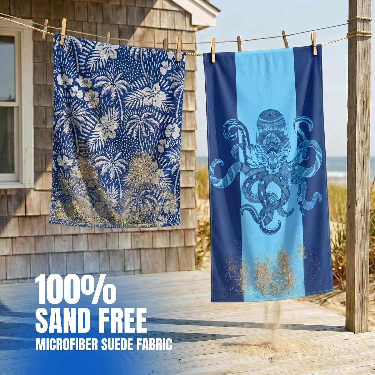 Printed Microfibre Beach Towel