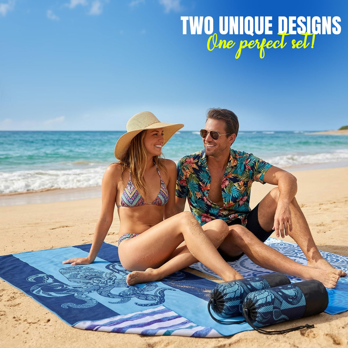 Printed Microfibre Beach Towel