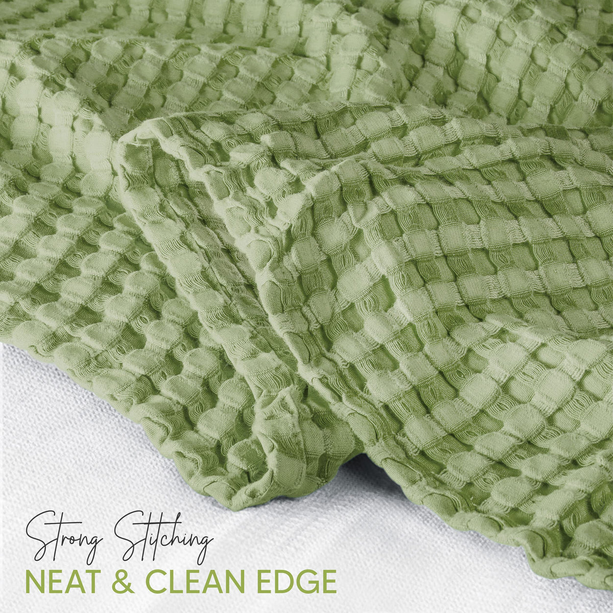 Pure Cotton Waffle Blanket