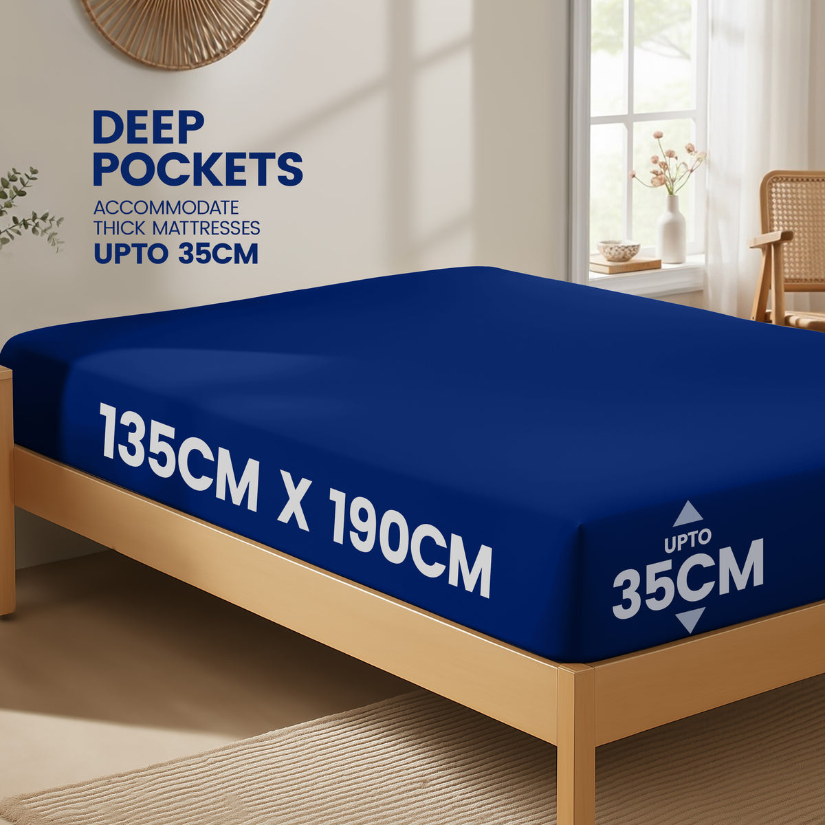 Everyday Soft Deep Fitted Sheet