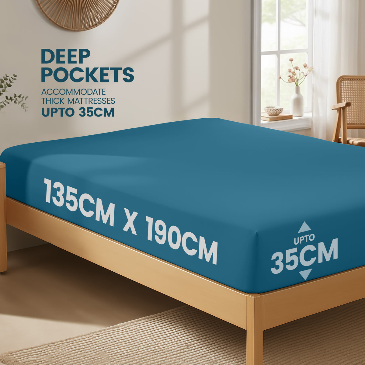Everyday Soft Deep Fitted Sheet