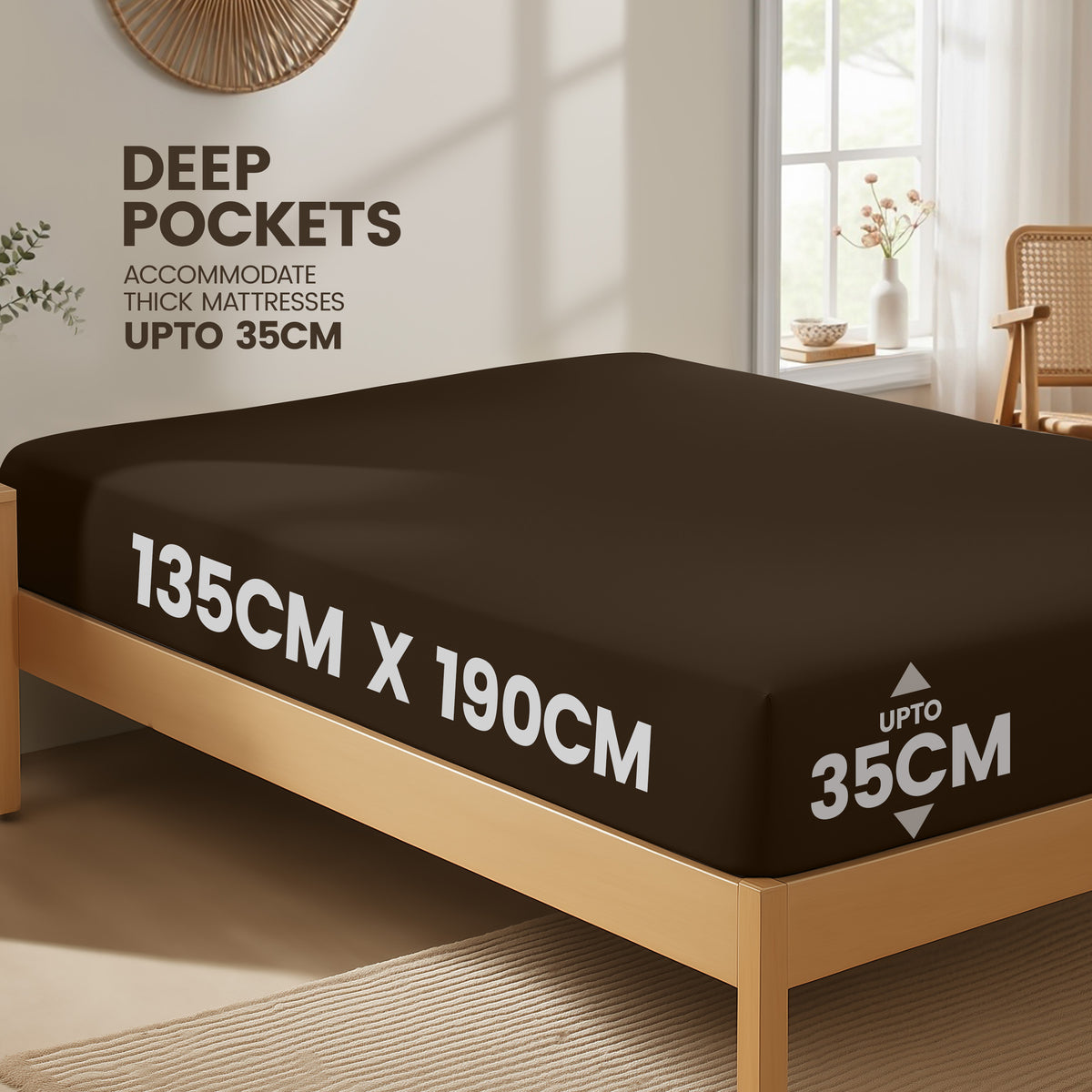 Everyday Soft Deep Fitted Sheet