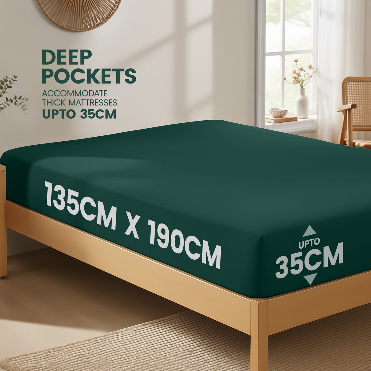 Everyday Soft Deep Fitted Sheet