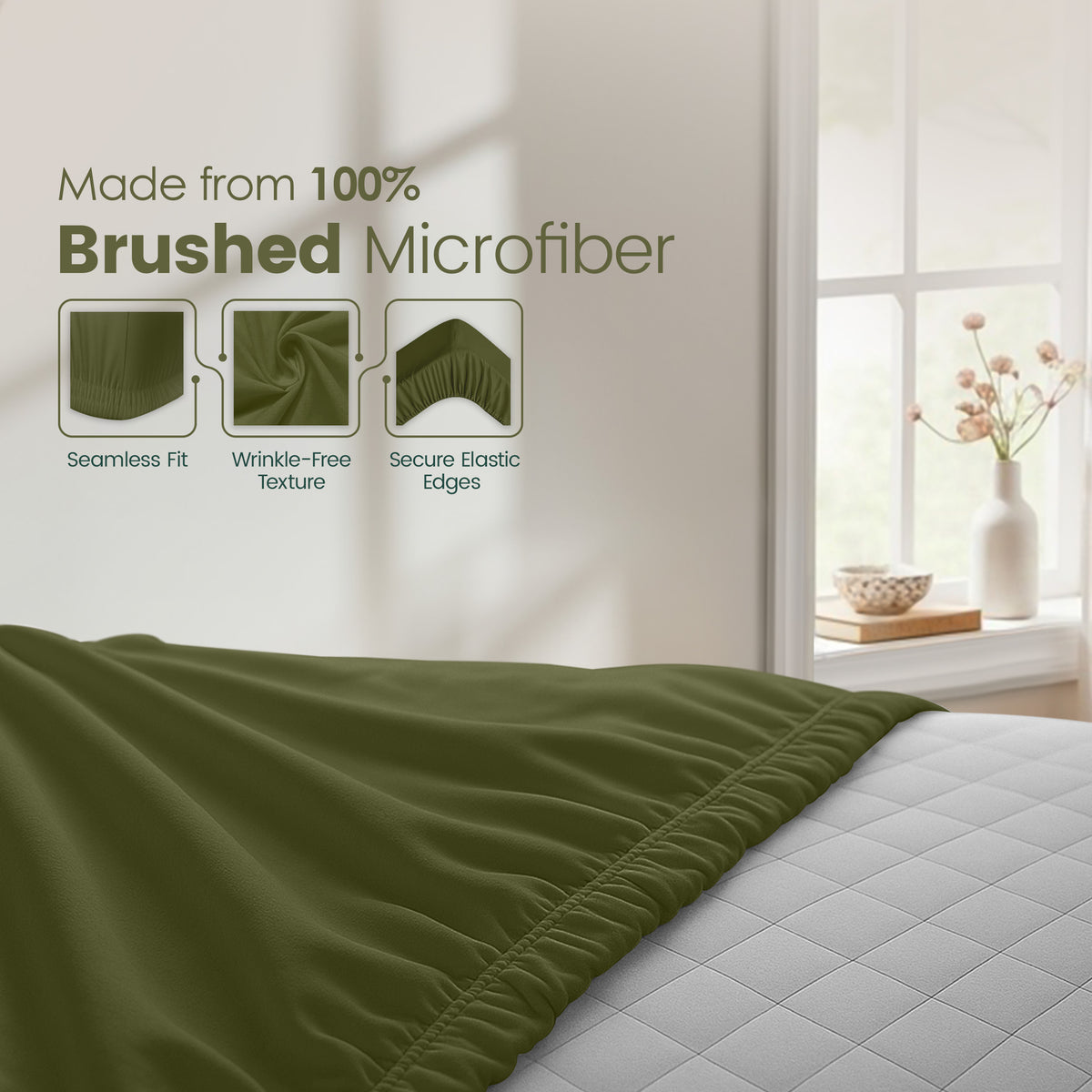 Everyday Soft Deep Fitted Sheet