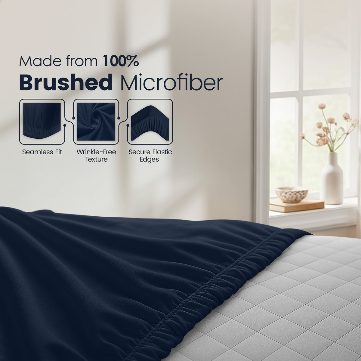 Everyday Soft Deep Fitted Sheet
