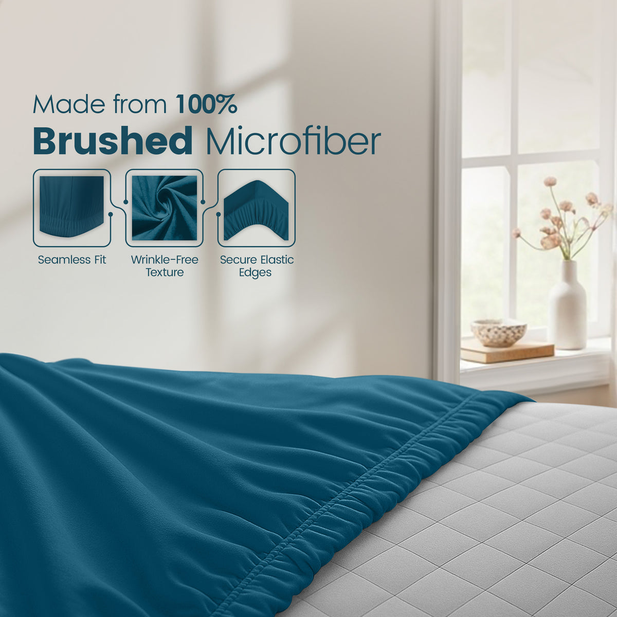 Everyday Soft Deep Fitted Sheet