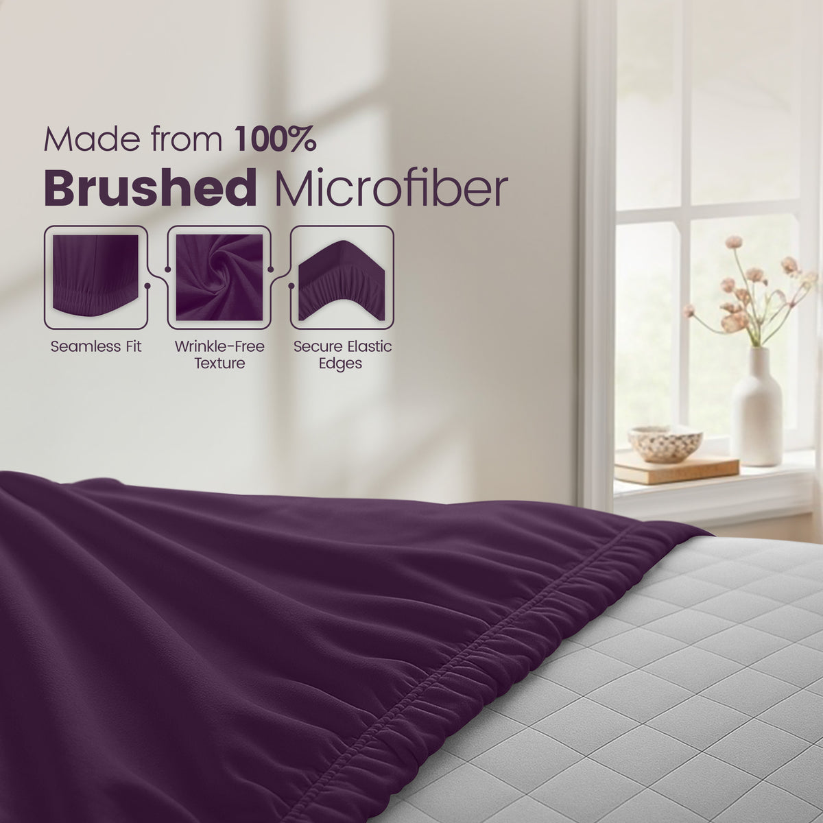 Everyday Soft Deep Fitted Sheet