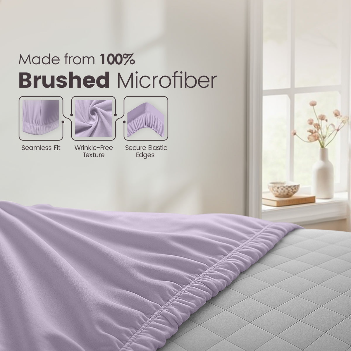 Everyday Soft Deep Fitted Sheet