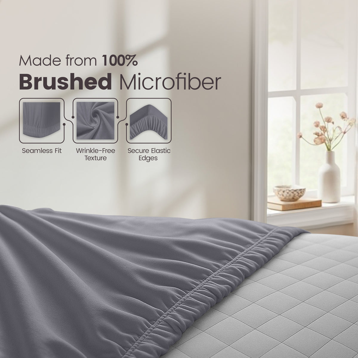 Everyday Soft Deep Fitted Sheet
