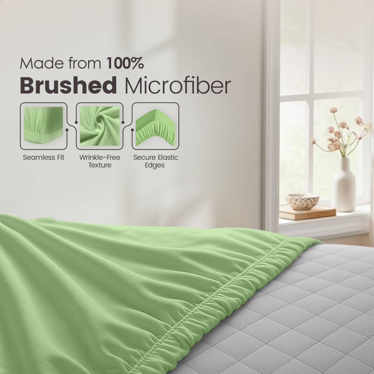 Everyday Soft Deep Fitted Sheet