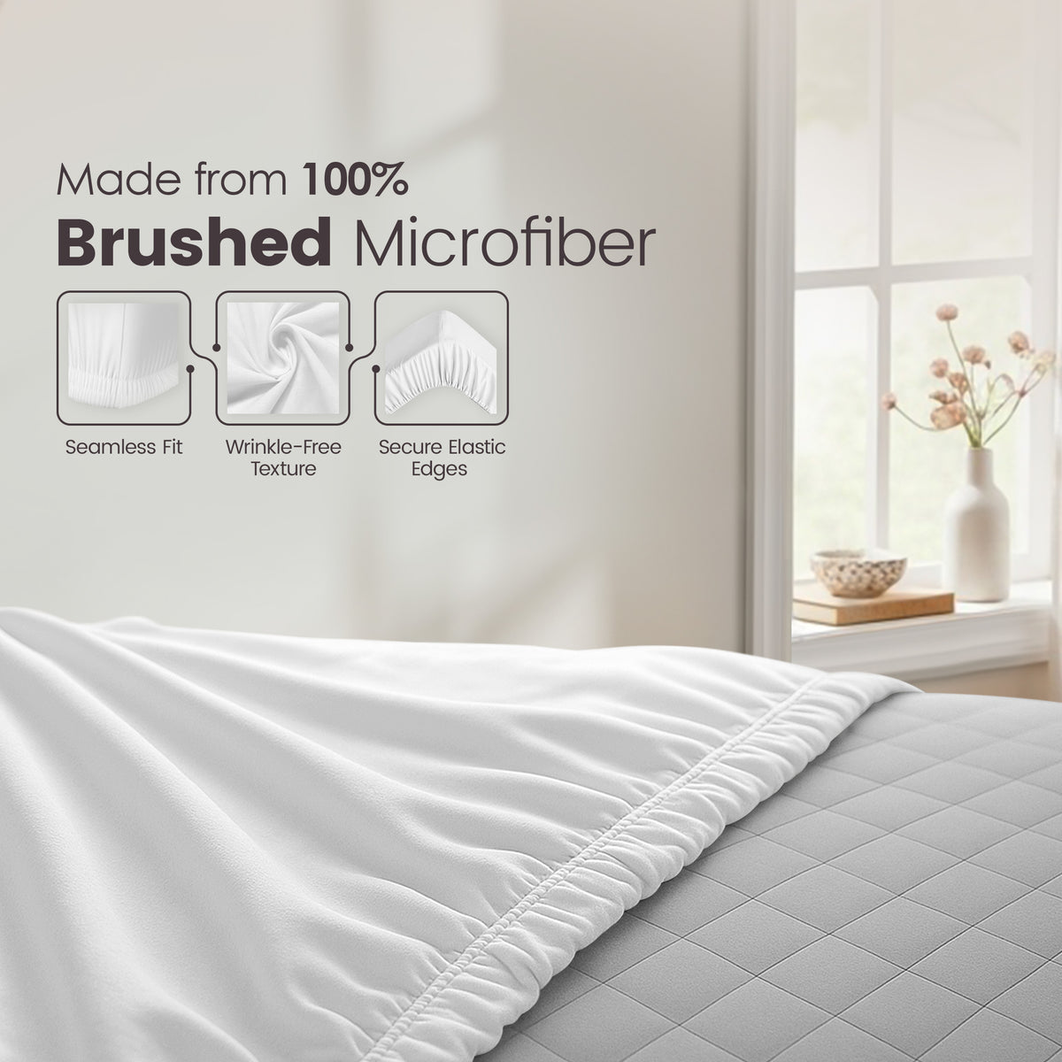 Everyday Soft Deep Fitted Sheet