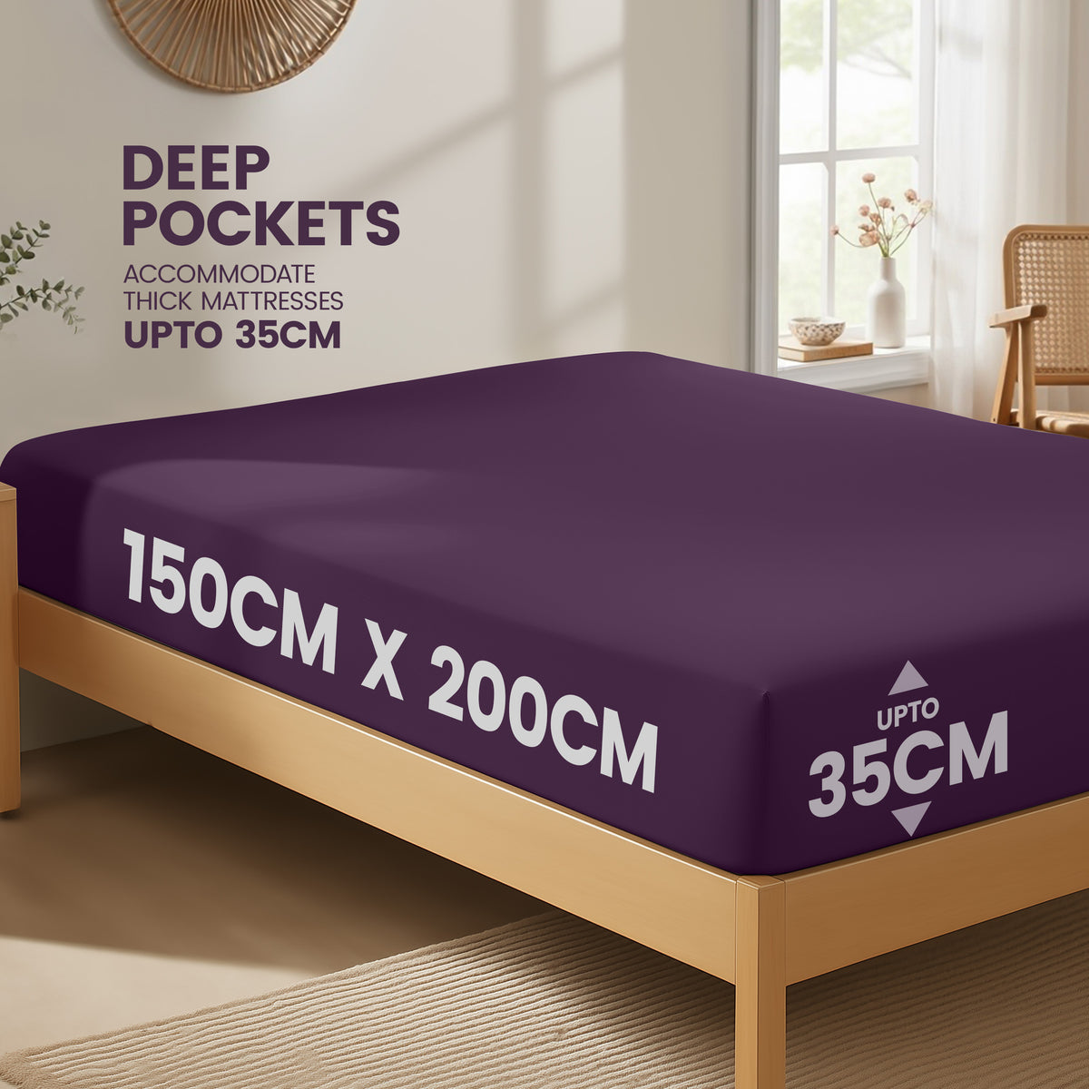 Everyday Soft Deep Fitted Sheet