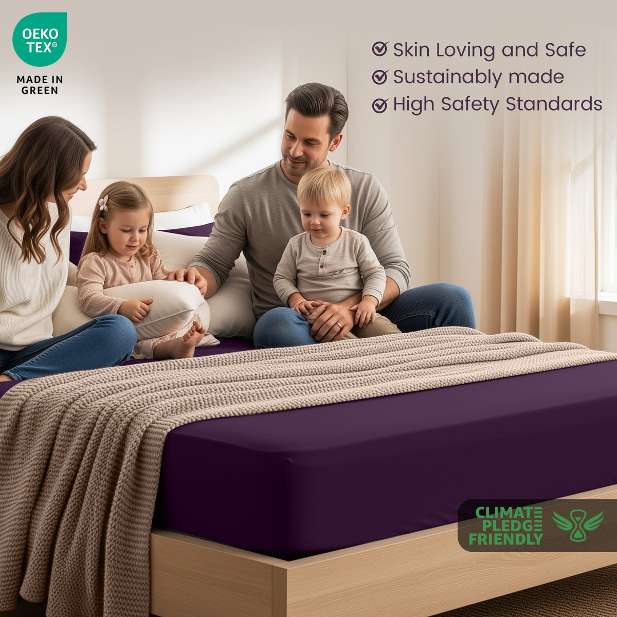 Everyday Soft Deep Fitted Sheet