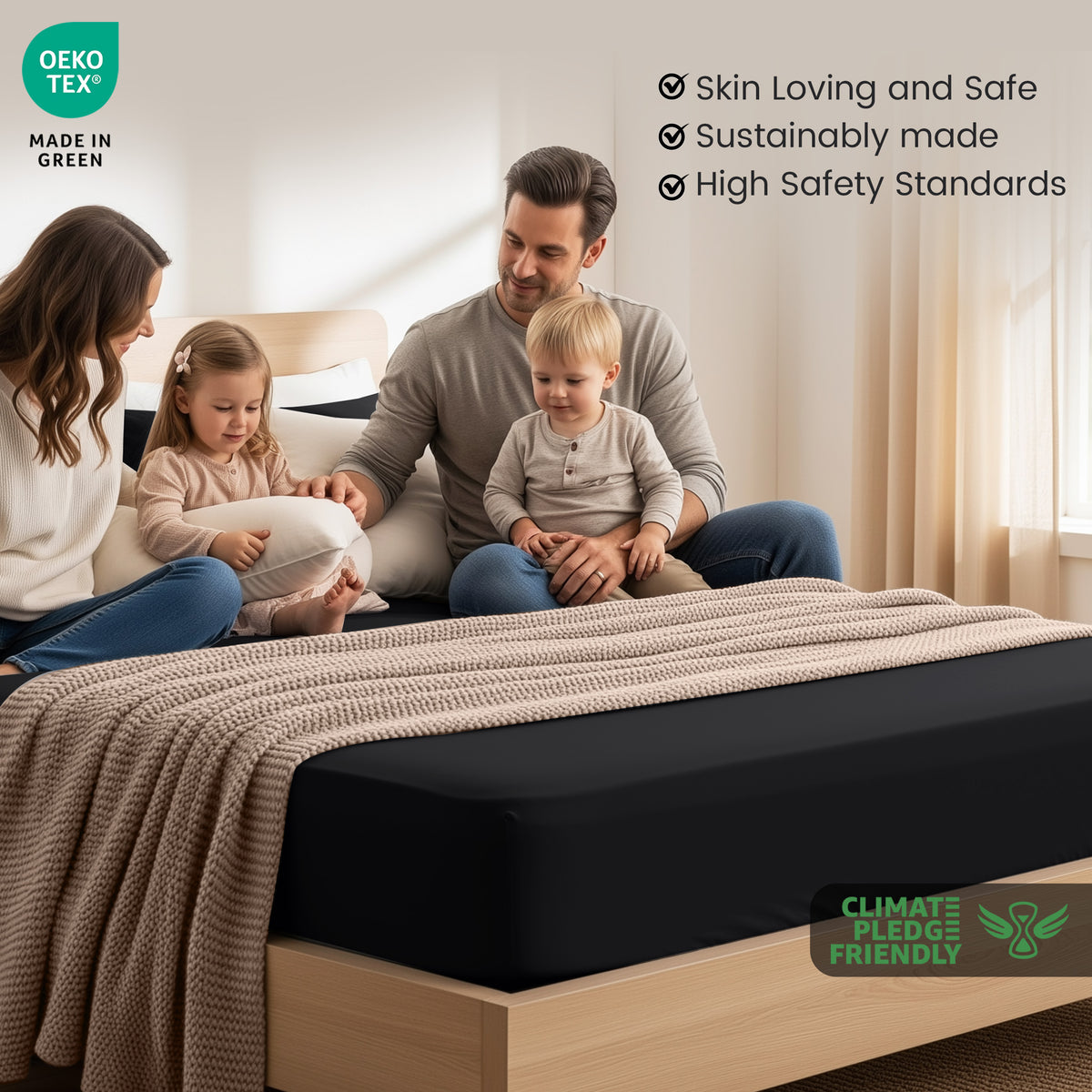 Everyday Soft Deep Fitted Sheet