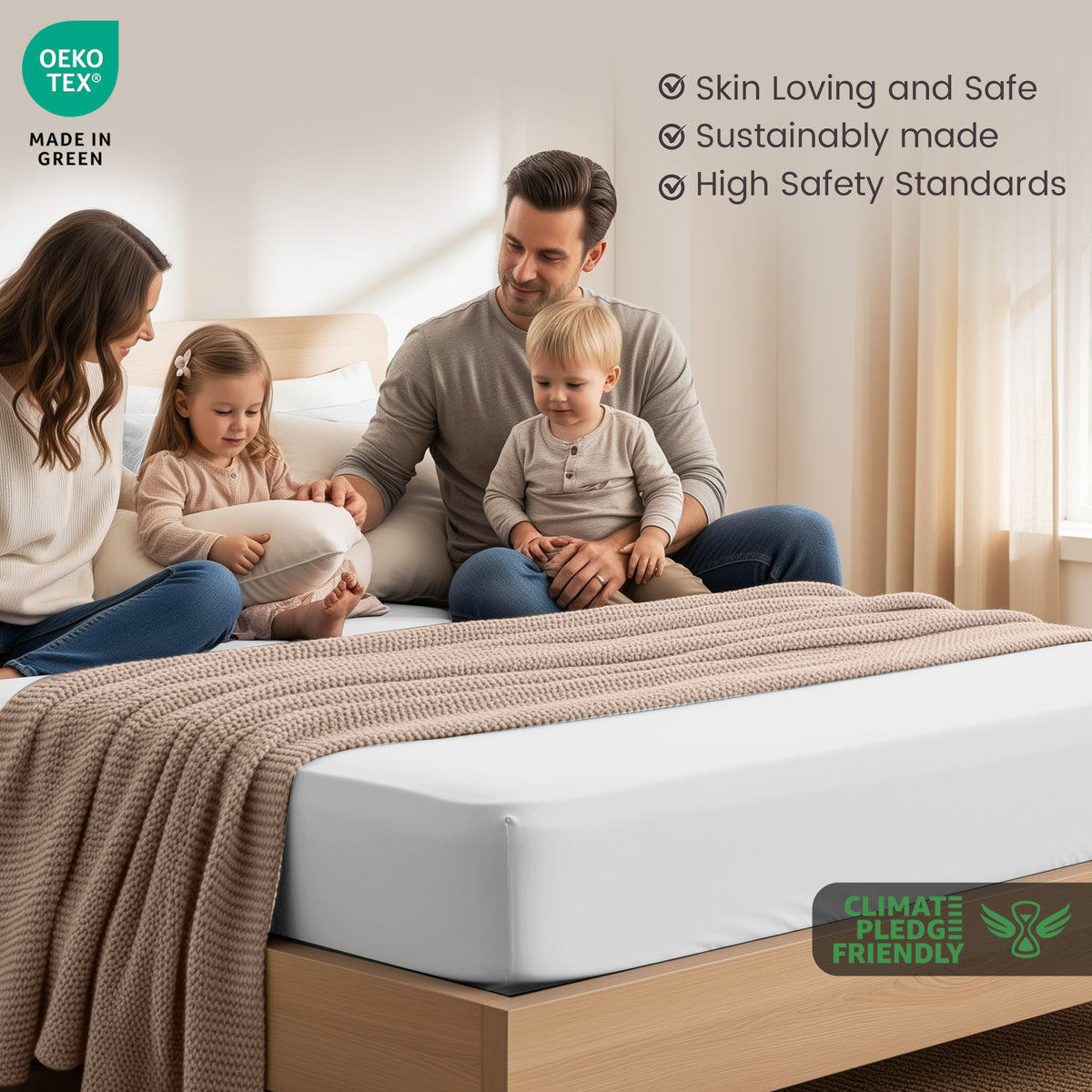 Everyday Soft Deep Fitted Sheet