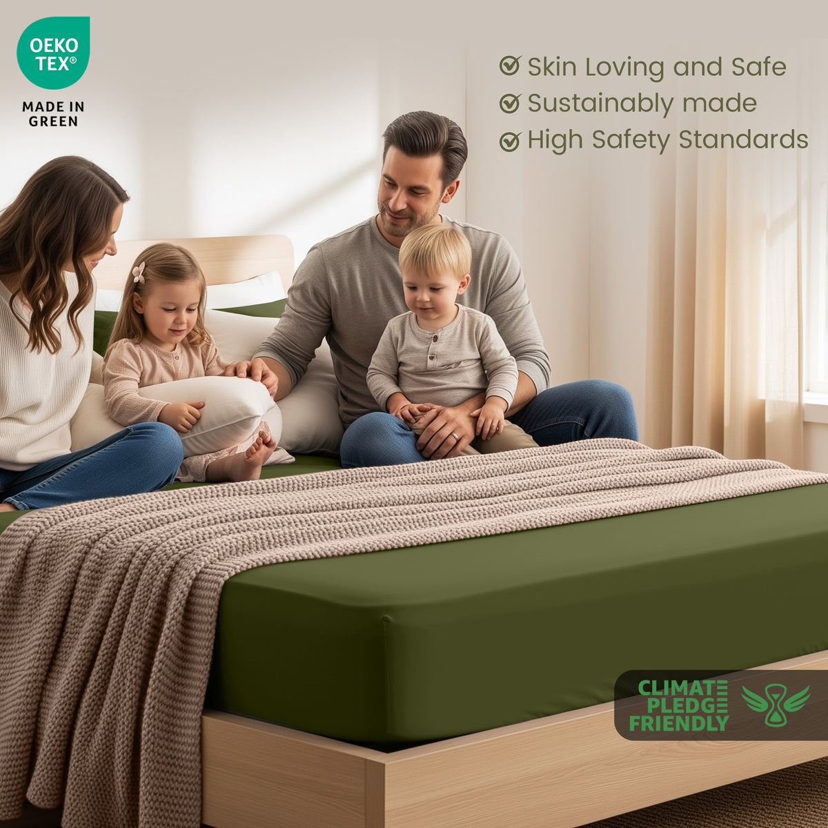 Everyday Soft Deep Fitted Sheet