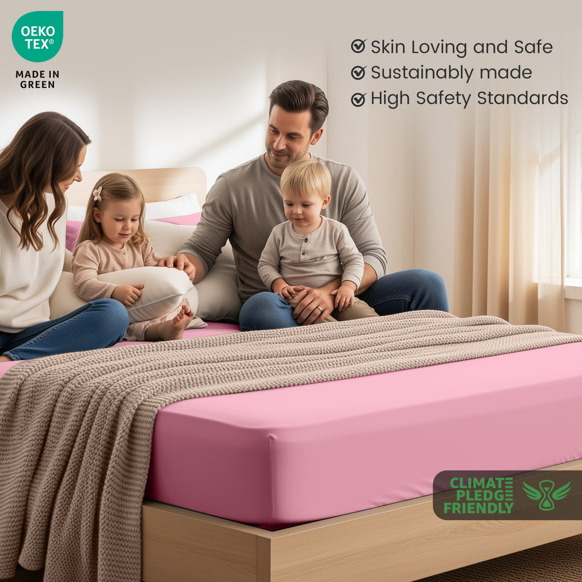 Everyday Soft Deep Fitted Sheet