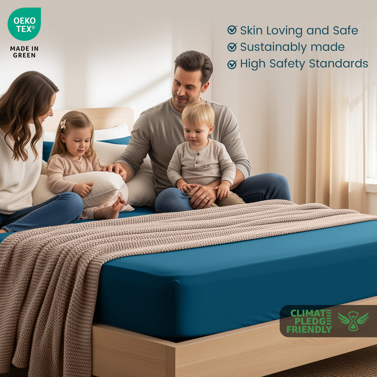 Everyday Soft Deep Fitted Sheet
