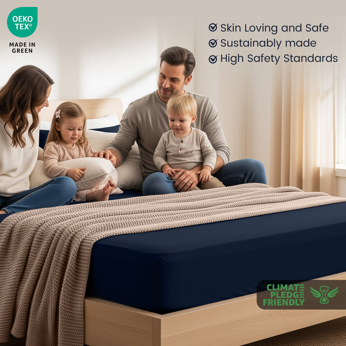 Everyday Soft Deep Fitted Sheet