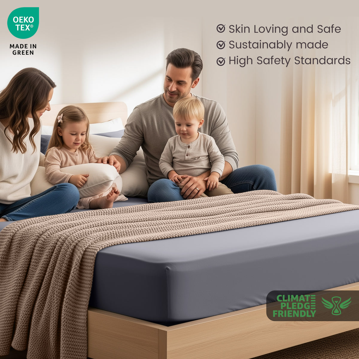 Everyday Soft Deep Fitted Sheet