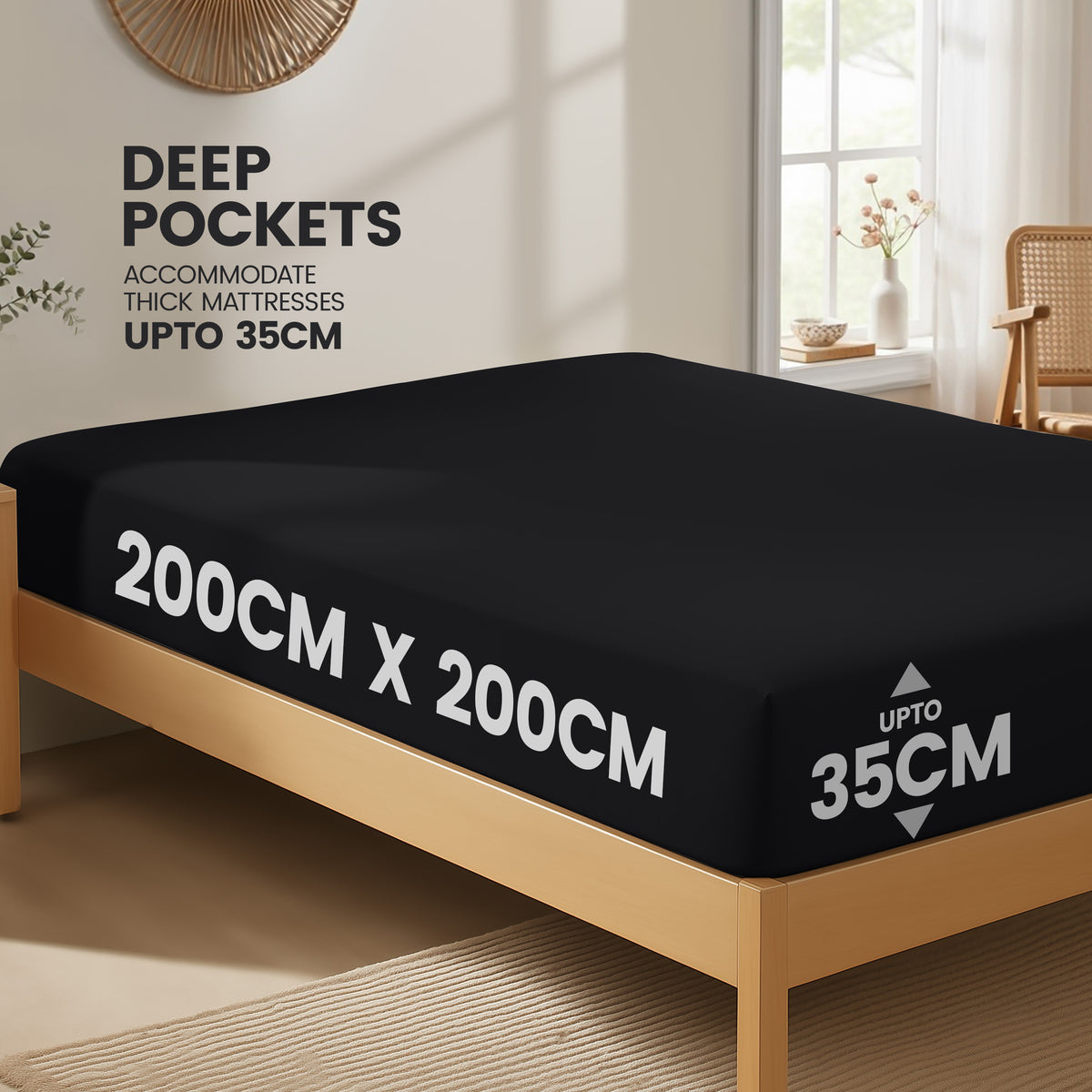Everyday Soft Deep Fitted Sheet