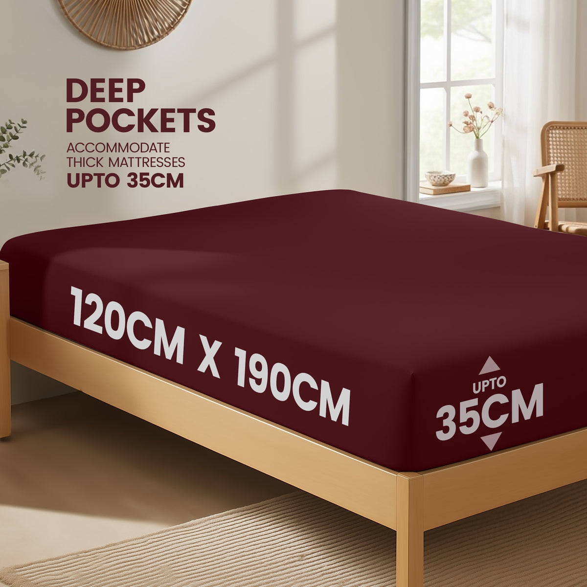 Everyday Soft Deep Fitted Sheet