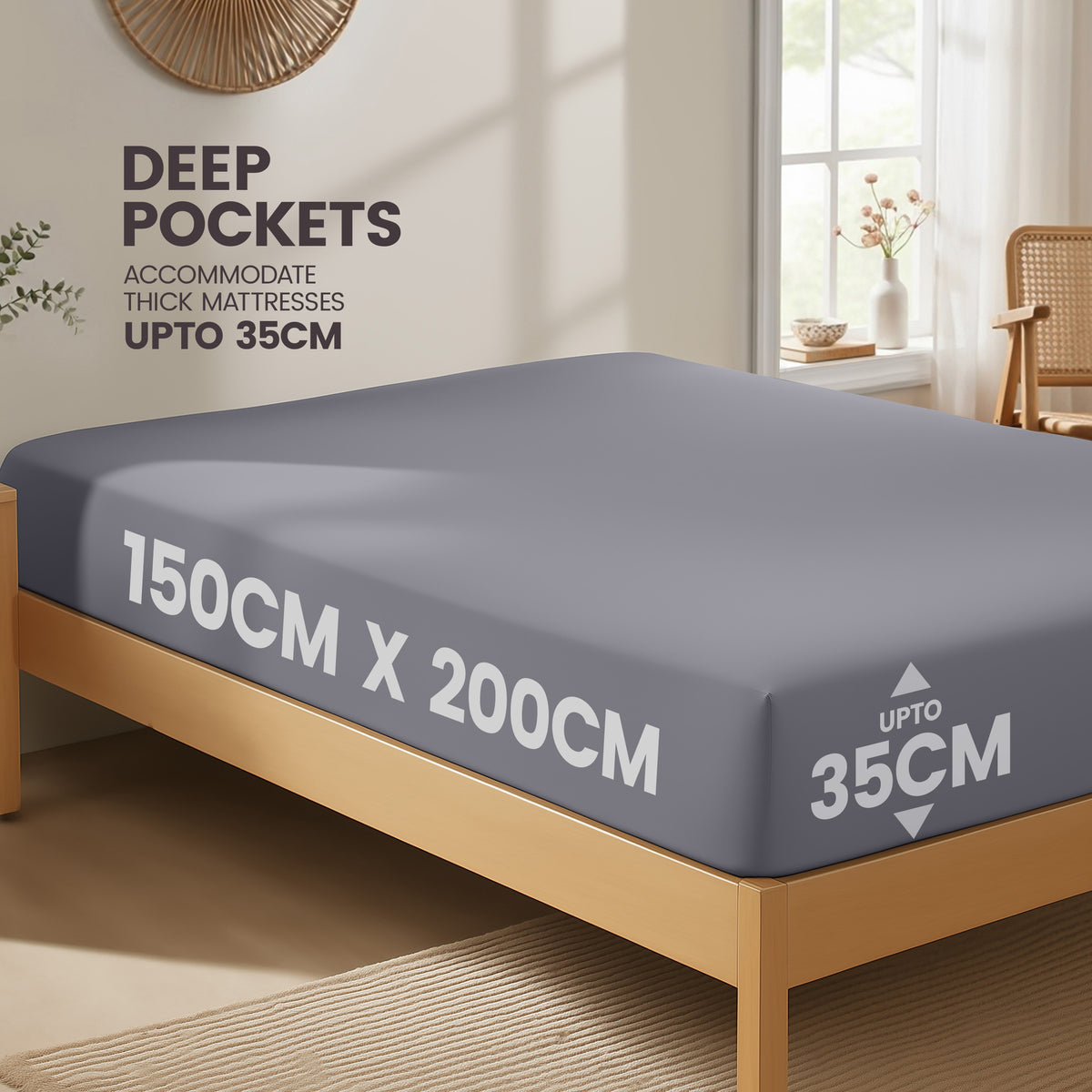 Everyday Soft Deep Fitted Sheet