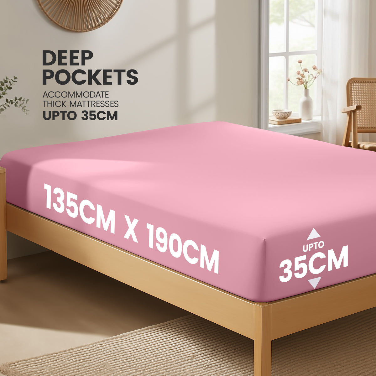 Everyday Soft Deep Fitted Sheet