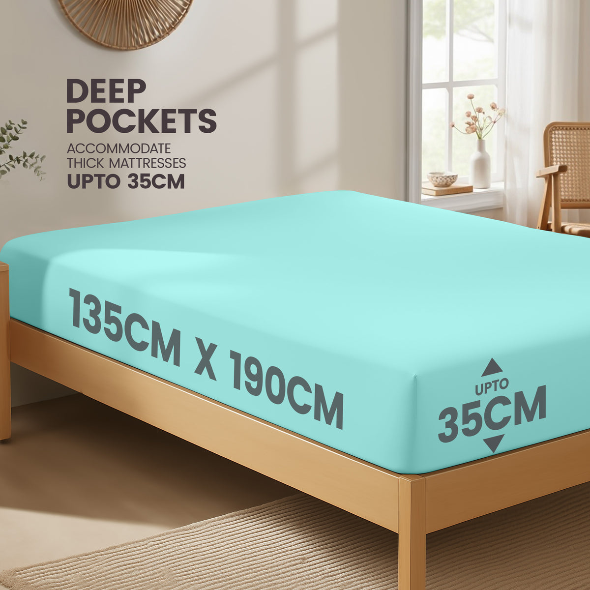 Everyday Soft Deep Fitted Sheet