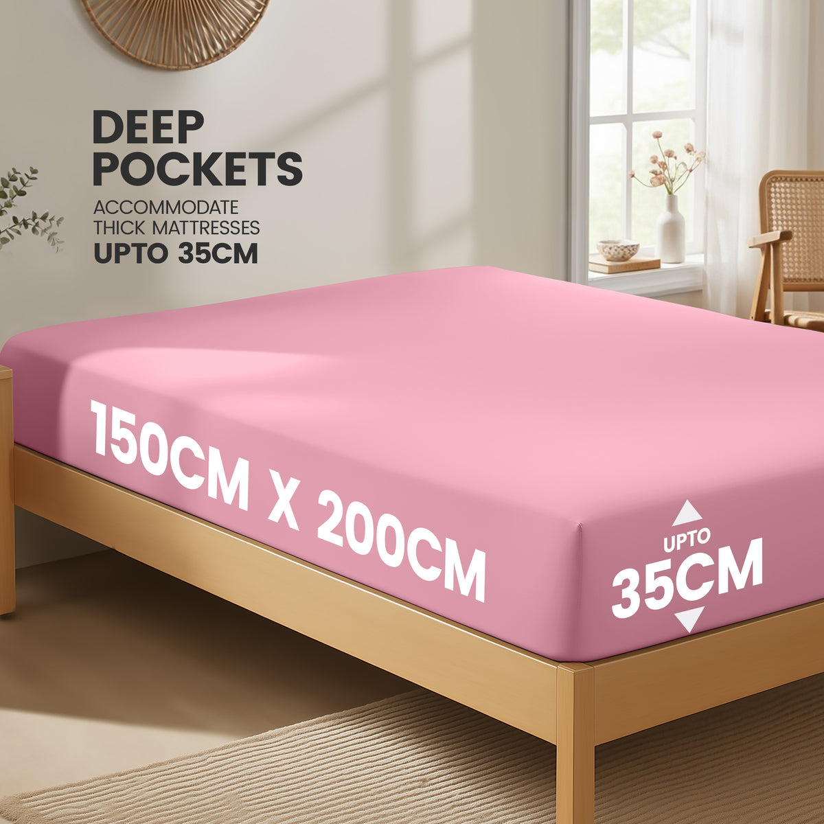 Everyday Soft Deep Fitted Sheet