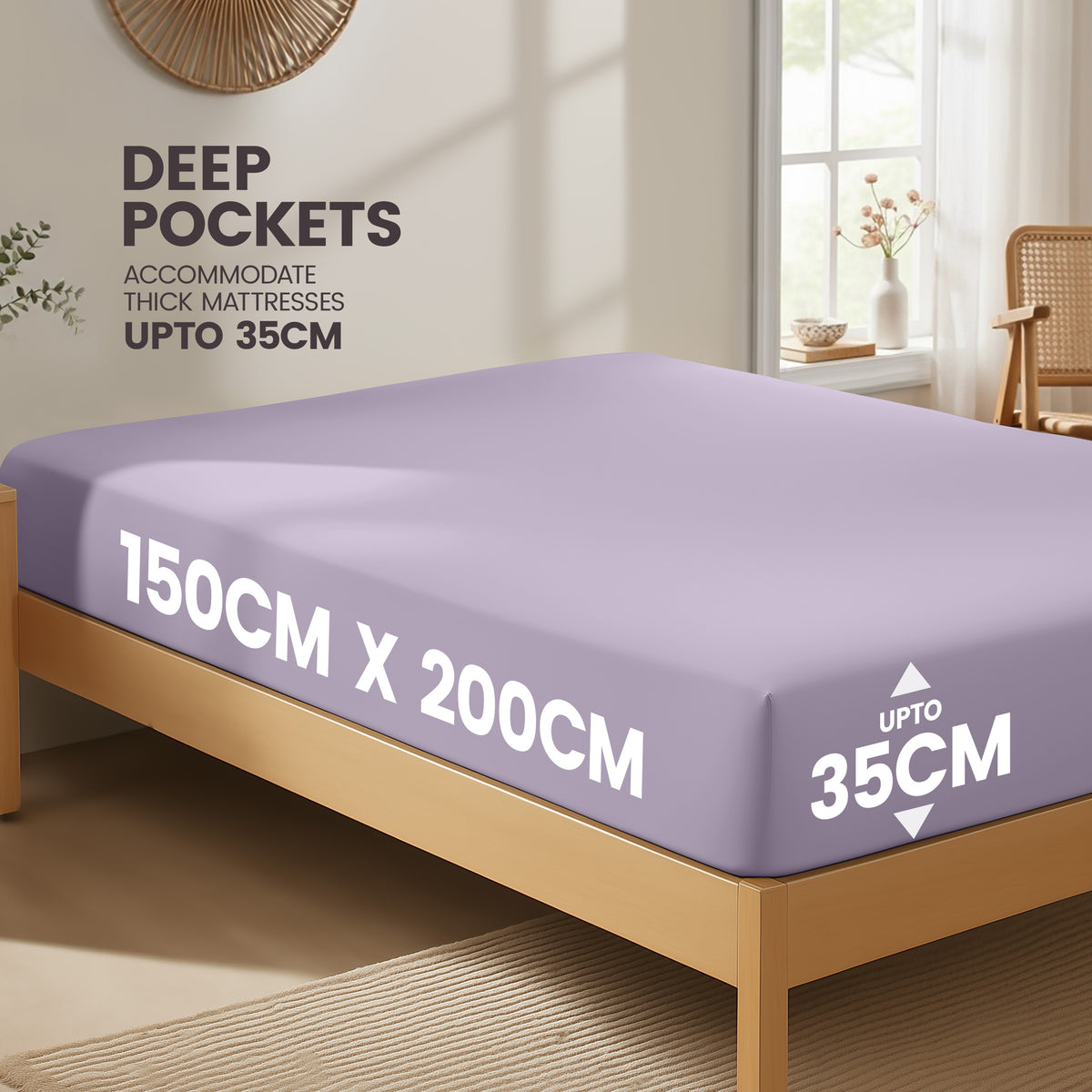 Everyday Soft Deep Fitted Sheet