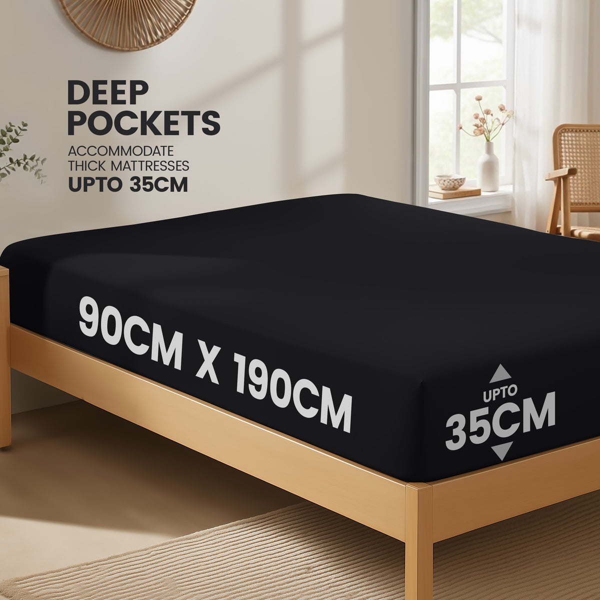 Everyday Soft Deep Fitted Sheet