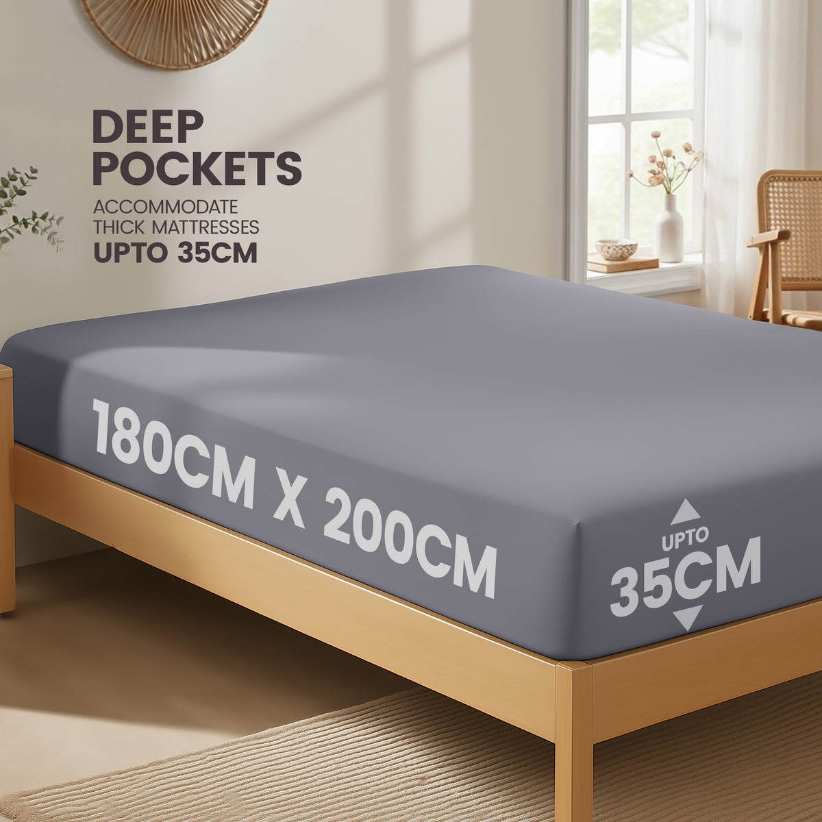 Everyday Soft Deep Fitted Sheet