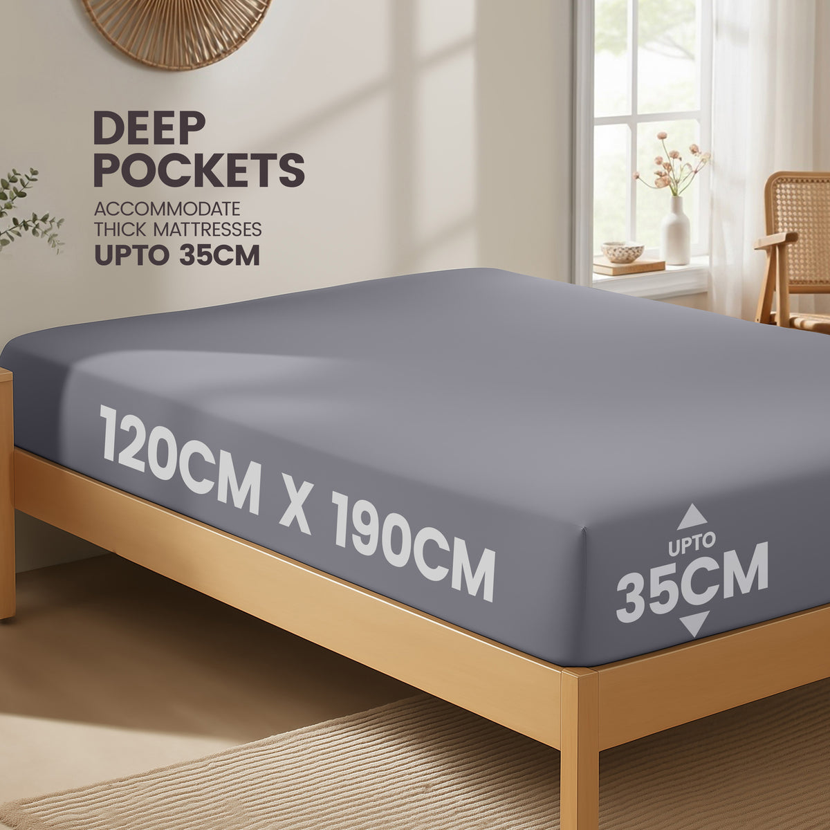 Everyday Soft Deep Fitted Sheet