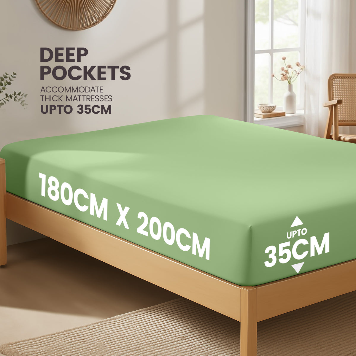 Everyday Soft Deep Fitted Sheet