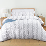 Signature Chevron Brushed Duvet Set