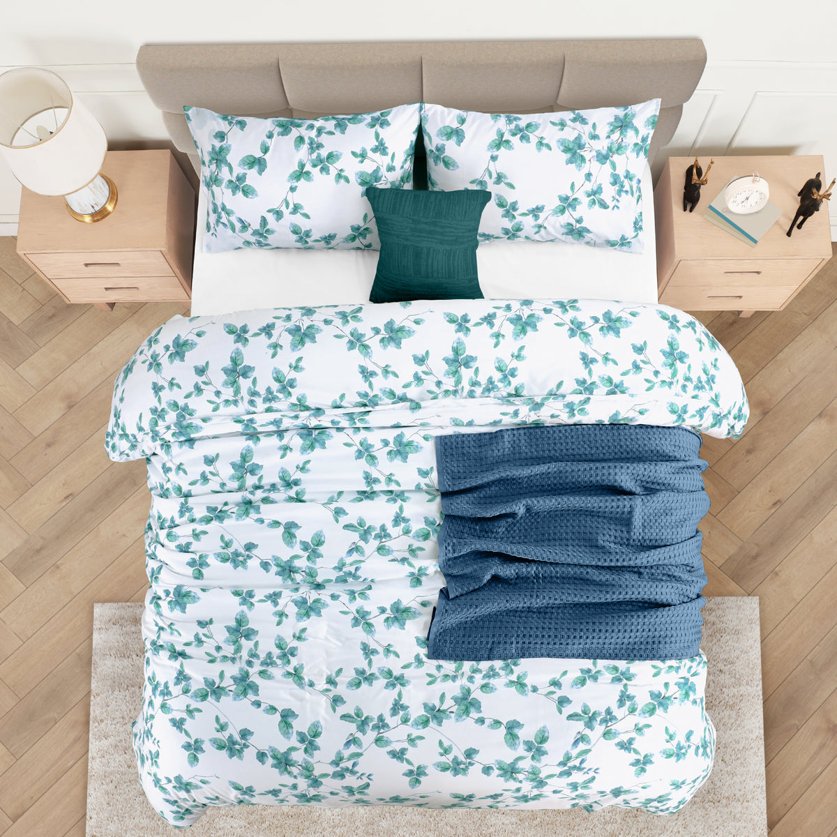 Signature Floral Brushed Duvet Set