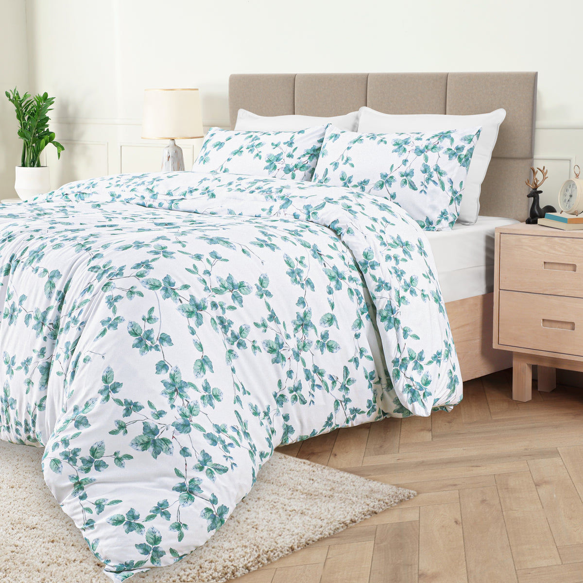 Signature Floral Brushed Duvet Set
