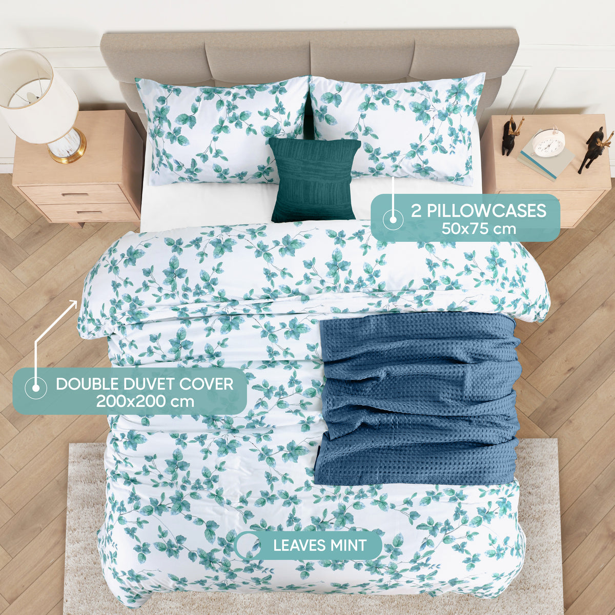 Signature Floral Brushed Duvet Set