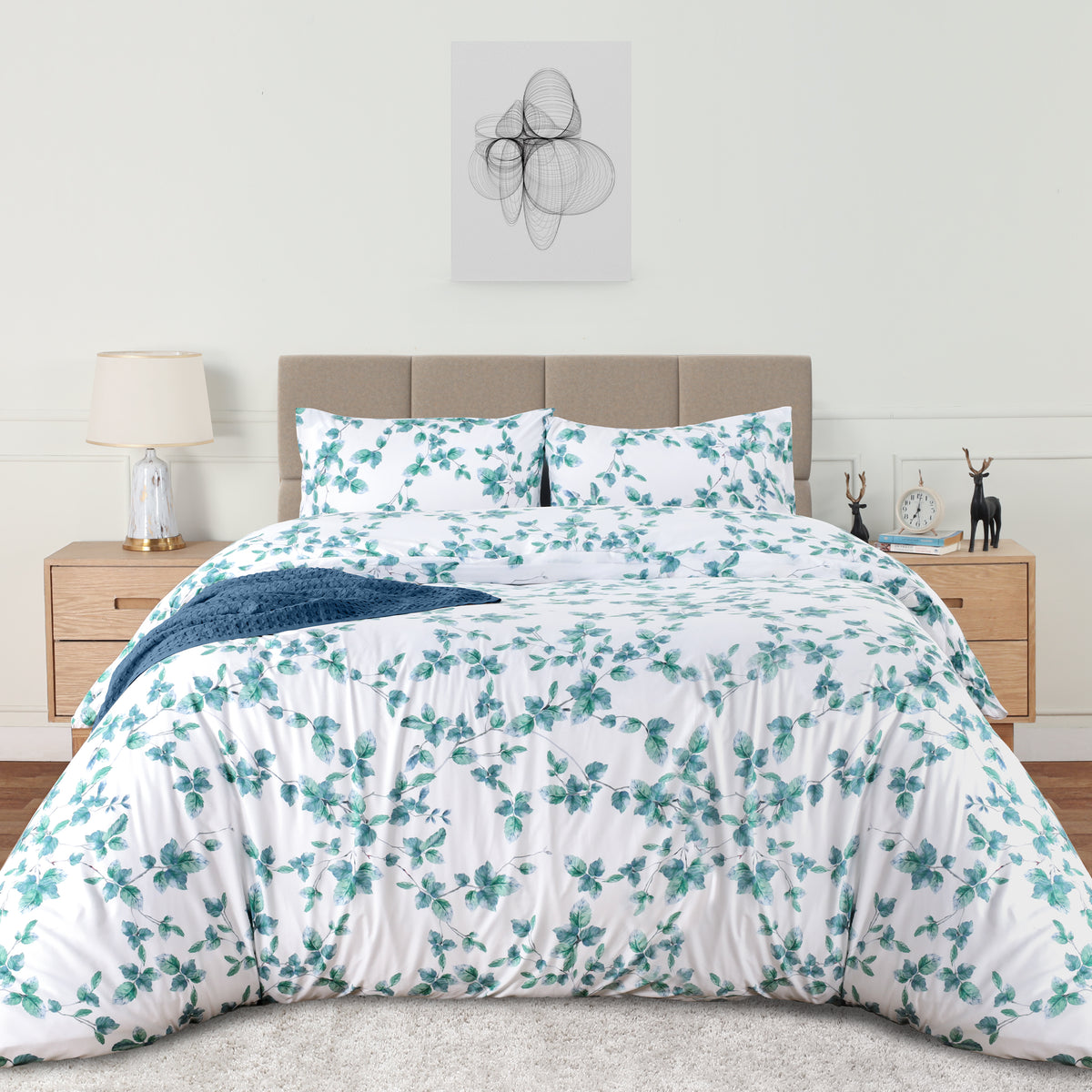 Signature Floral Brushed Duvet Set